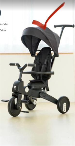 Bobo Xe đẩy mui Đen