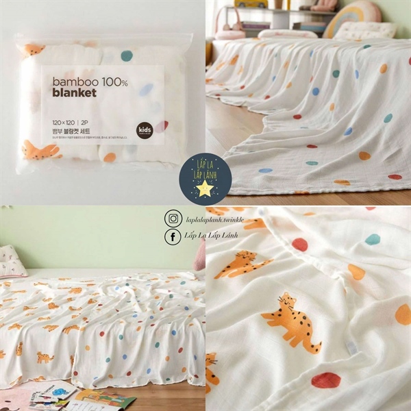 Modernhouse Set khăn bamboo 2p Cheetah Dot